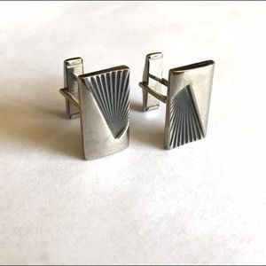 Vintage 1940s Geometric Cufflinks